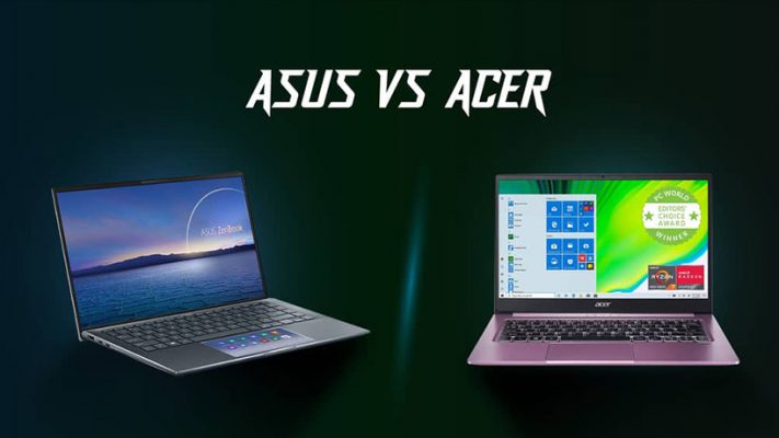 از نظر کیفیت ساخت و دوام لپ تاپ asus بهتر است یا acer 